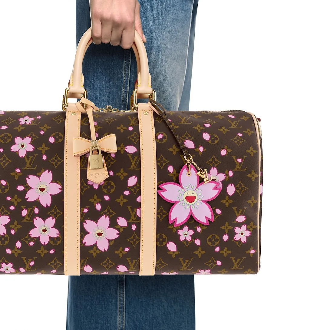 Louis Vuitton LV x TM Cherry Blossom Bag Charm Pink / - Image 3
