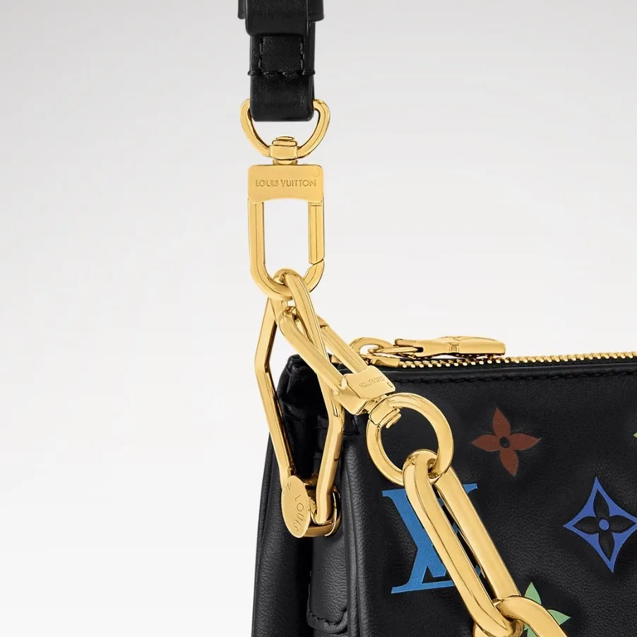 Louis Vuitton LV x TM Coussin BB Shoulder Bag / Multicolore Noir Gold Hardware - Image 7