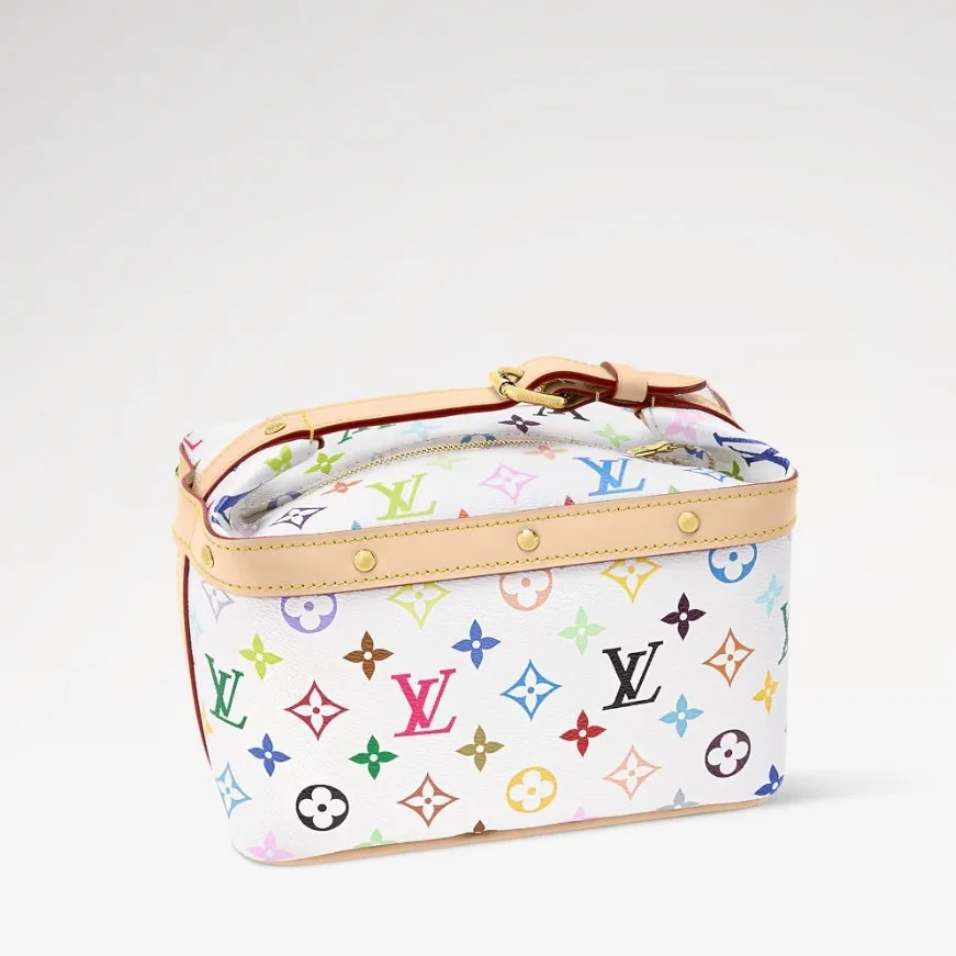 Louis Vuitton LV x TM Cruiser Toiletry Bag / Multicolored Gold Hardware - Image 4