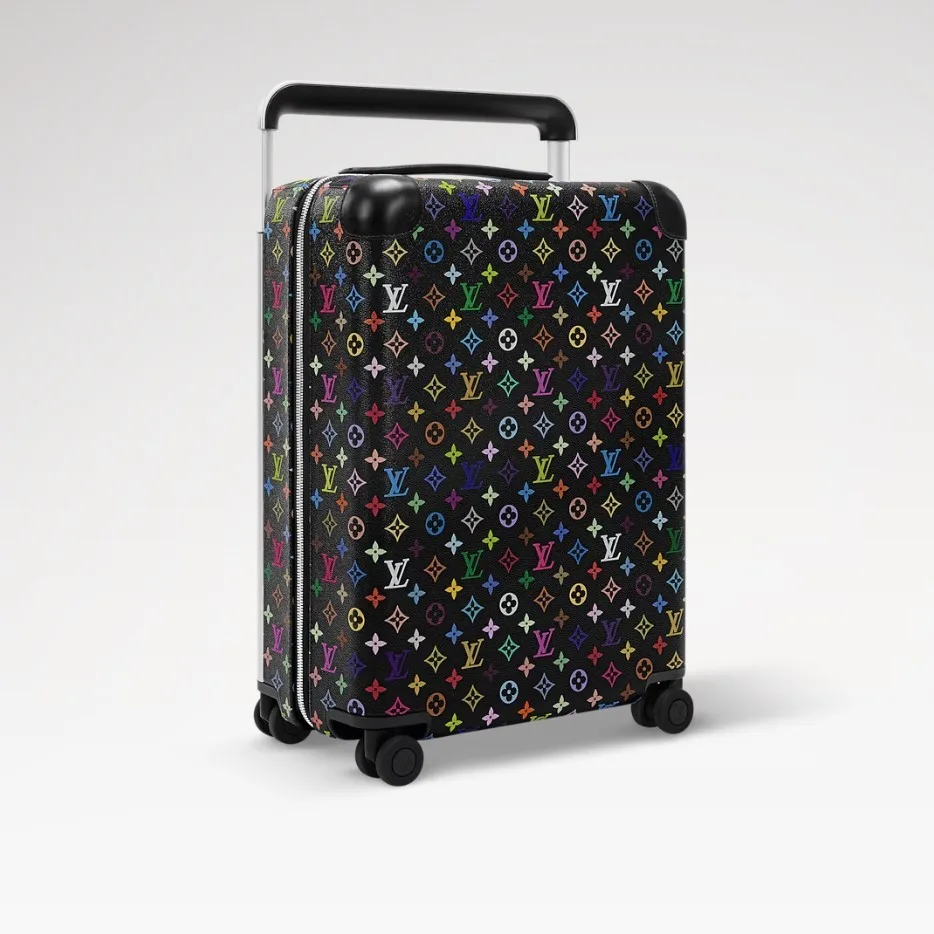 Alternative view of Louis Vuitton LV x TM Horizon 55 Suitcase / Multicolor Noir Silver Hardware