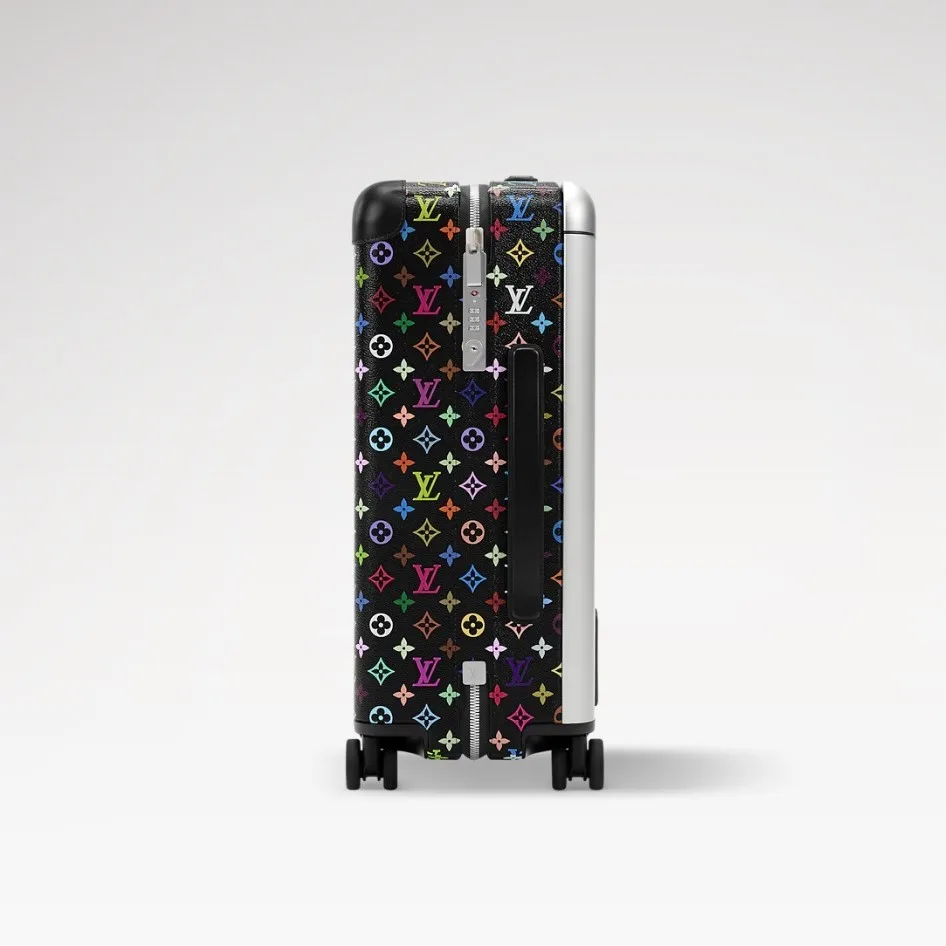 Louis Vuitton LV x TM Horizon 55 Suitcase / Multicolor Noir Silver Hardware - Image 3