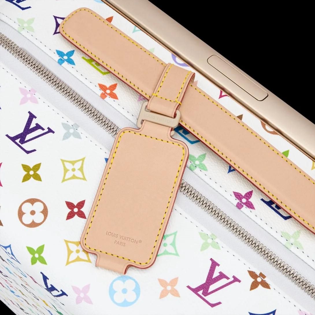 Louis Vuitton LV x TM Horizon 55 Suitcase / Multicolored Champagne Hardware - Image 9