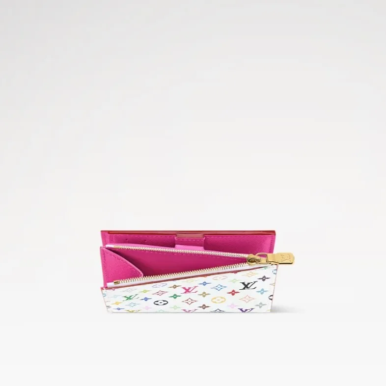 Louis Vuitton LV x TM Lisa Wallet / Multicolor Gold Hardware - Image 3