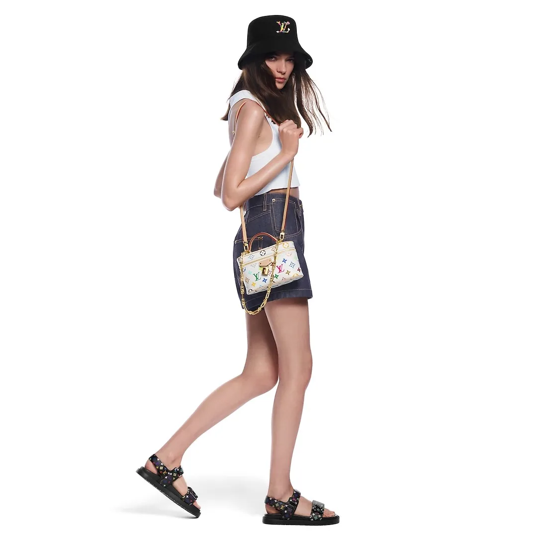 Alternative view of Louis Vuitton LV x TM LV Sunset Flat Comfort Sandal Black 1AGXF6