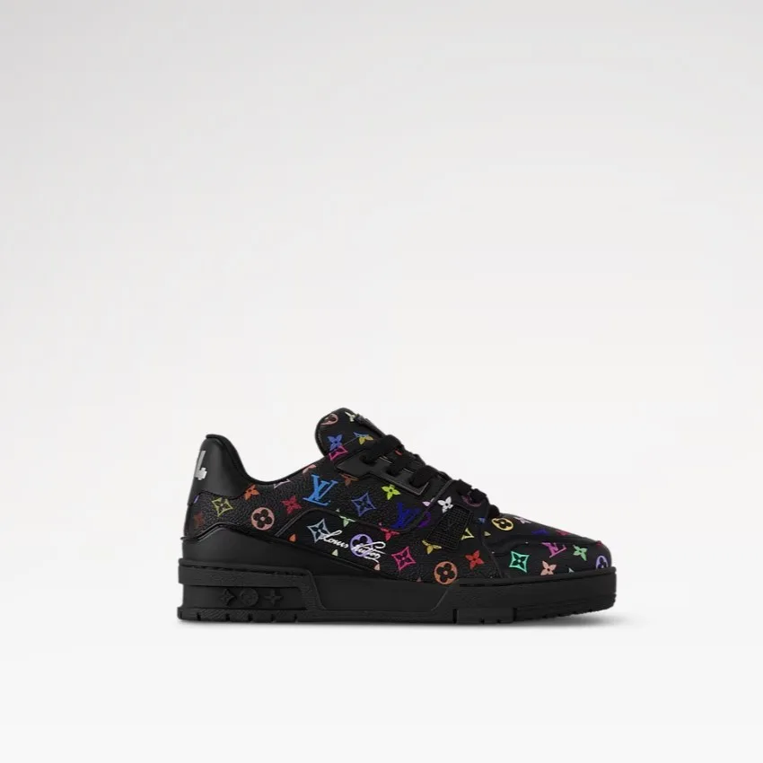 Louis Vuitton LV x TM LV Trainer Sneaker Black 1AGZE3 - Image 4