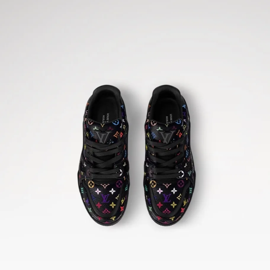 Louis Vuitton LV x TM LV Trainer Sneaker Black 1AGZE3 - Image 5
