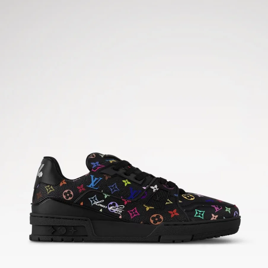 Louis Vuitton LV x TM LV Trainer Sneakers Black 1AJQCS - Image 5