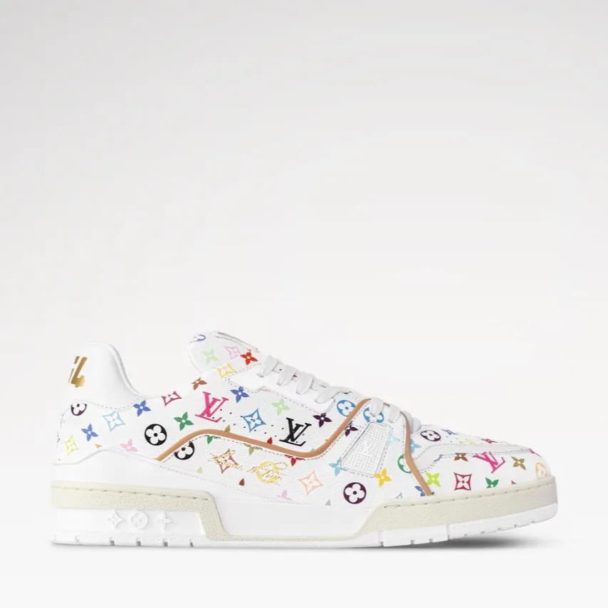 Alternative view of Louis Vuitton LV x TM LV Trainer Sneakers White 1AJQC9