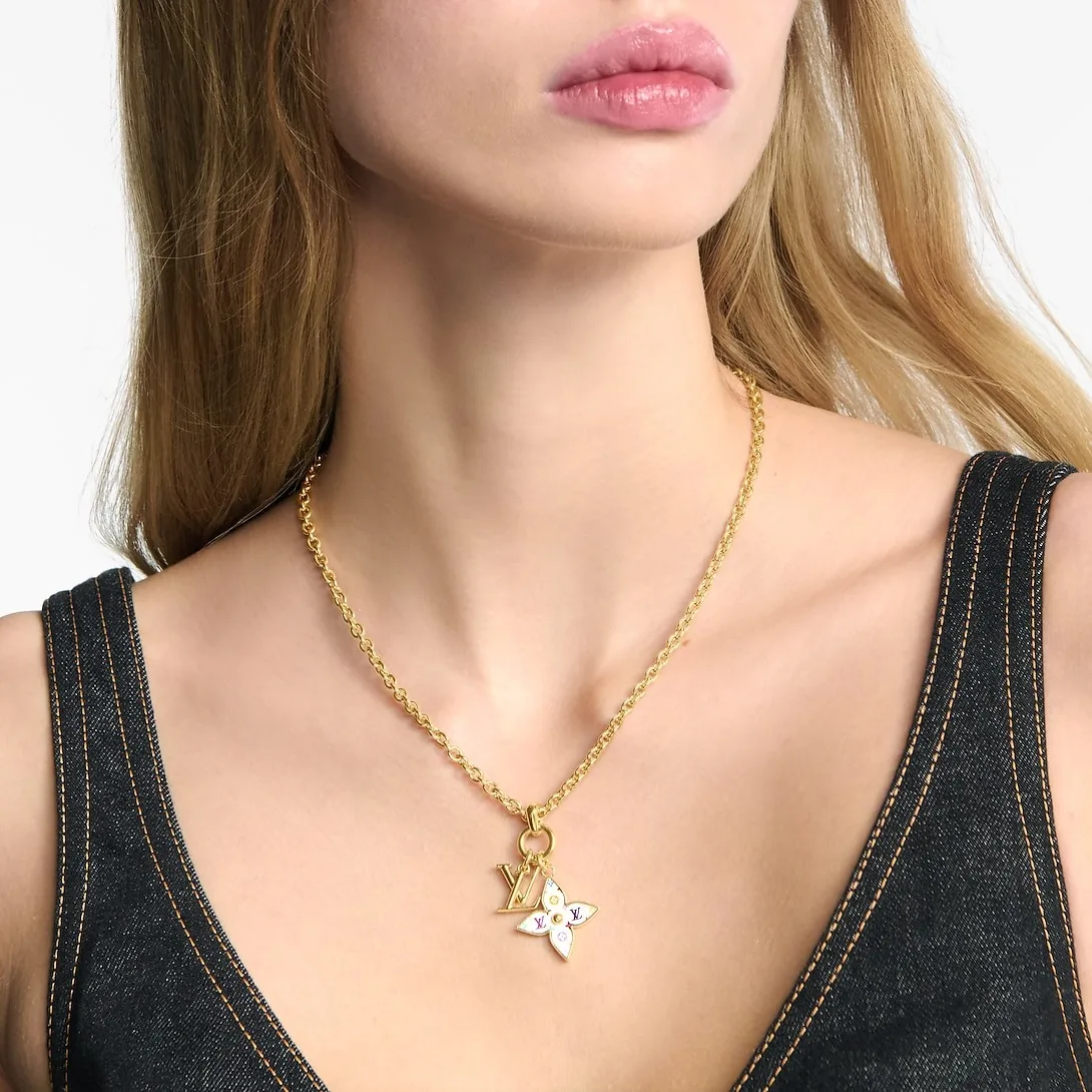 Alternative view of Louis Vuitton LV x TM Monogram Multicolor Necklace