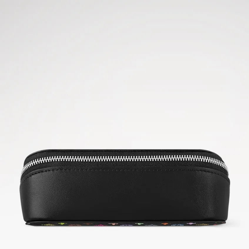 Louis Vuitton LV x TM Monogram Multicoloured Sunglasses Pouch Black - Image 4