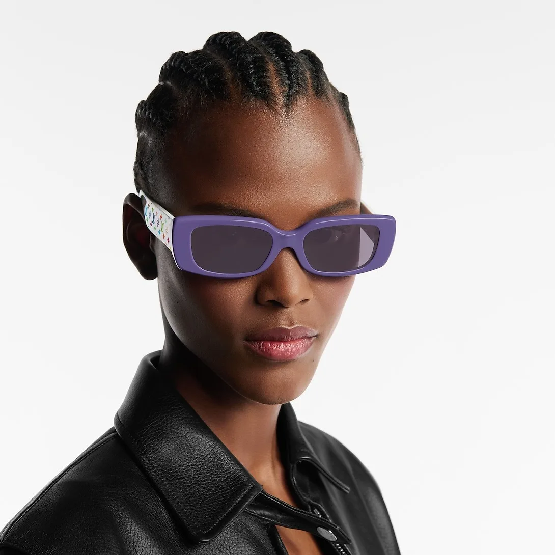 Louis Vuitton LV x TM Multigram Cat Eye Sunglasses Purple - Image 3