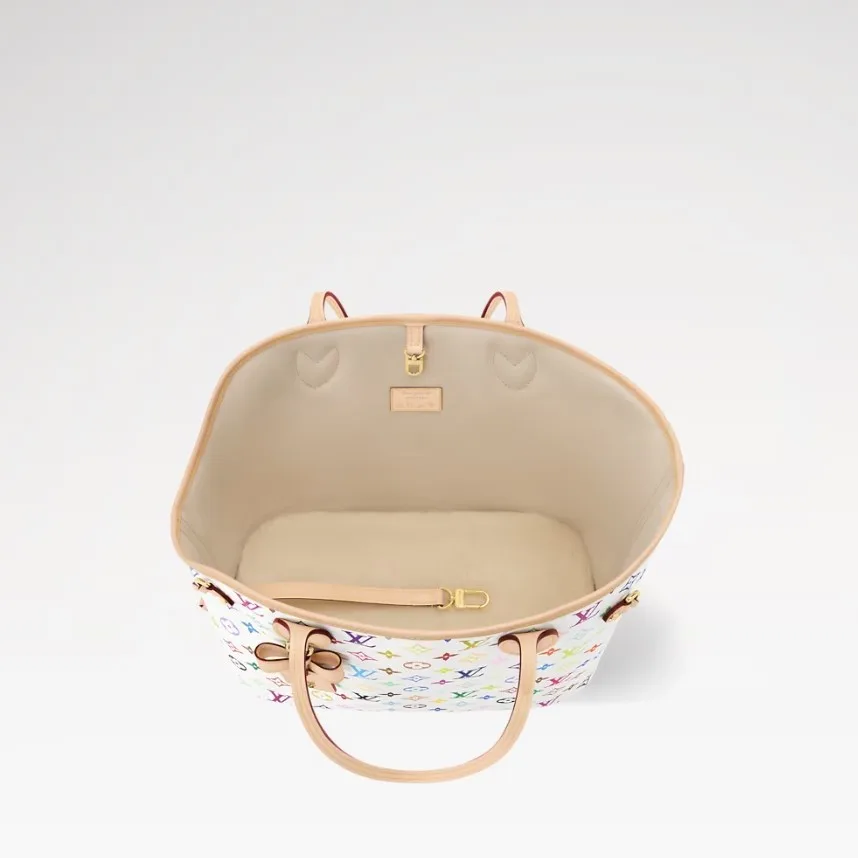 Louis Vuitton LV x TM Neverwoof Tote Bag / Multicolored Gold Hardware - Image 5