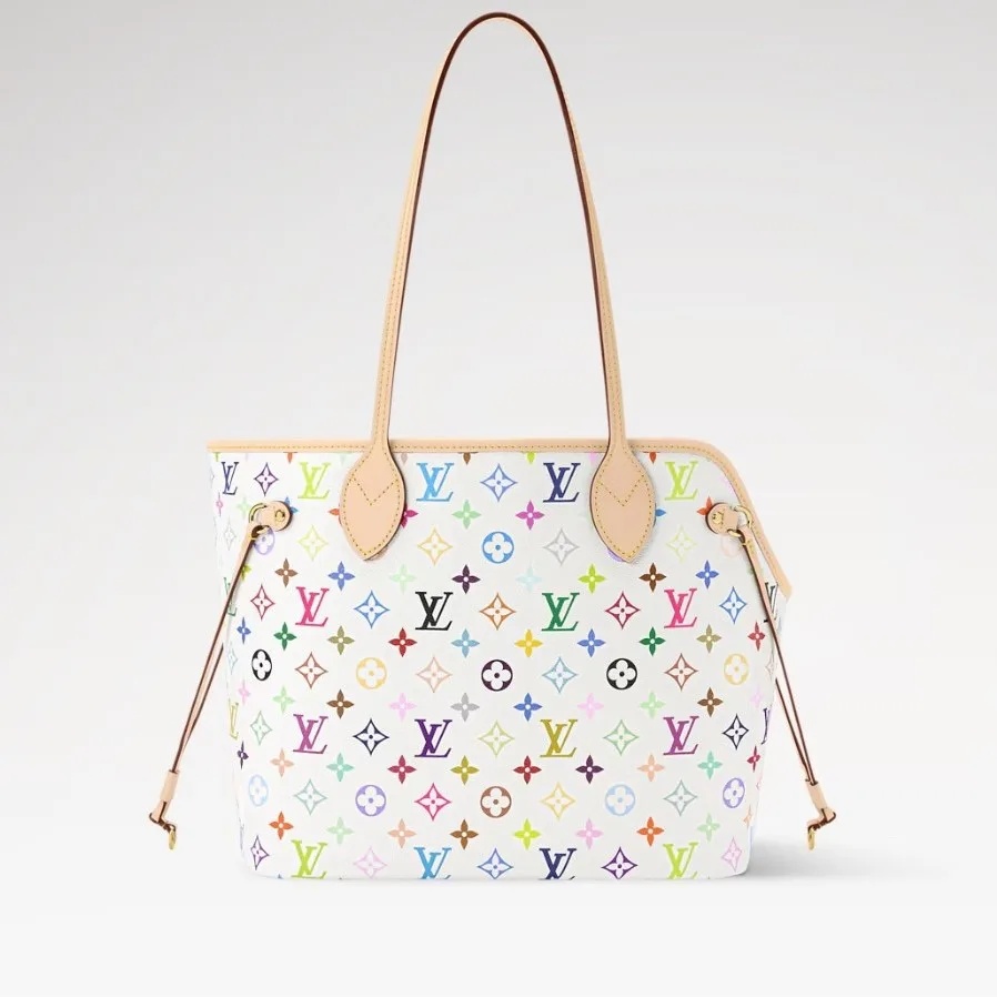 Louis Vuitton LV x TM Neverwoof Tote Bag / Multicolored Gold Hardware - Image 6