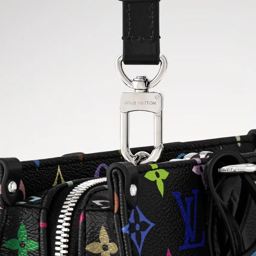 Louis Vuitton LV x TM OnTheGo East West Chain Tote Bag / Multicolore Black - Image 5