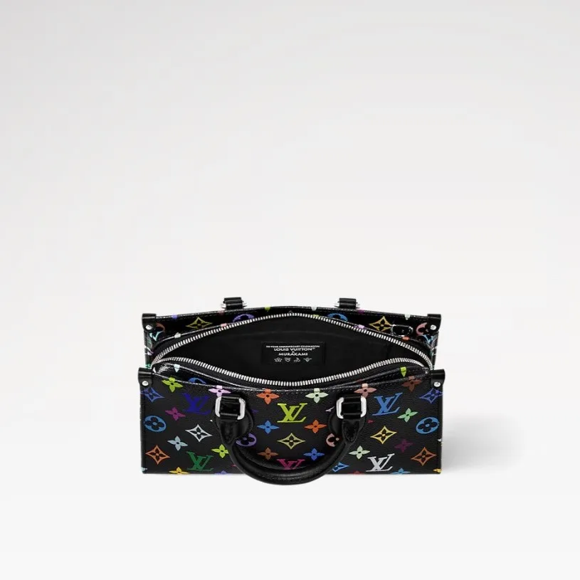 Louis Vuitton LV x TM OnTheGo East West Chain Tote Bag / Multicolore Black - Image 3
