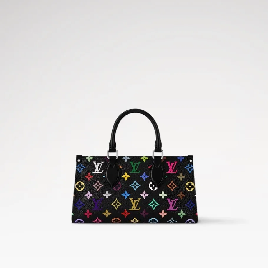 Louis Vuitton LV x TM OnTheGo East West Chain Tote Bag / Multicolore Black - Image 4