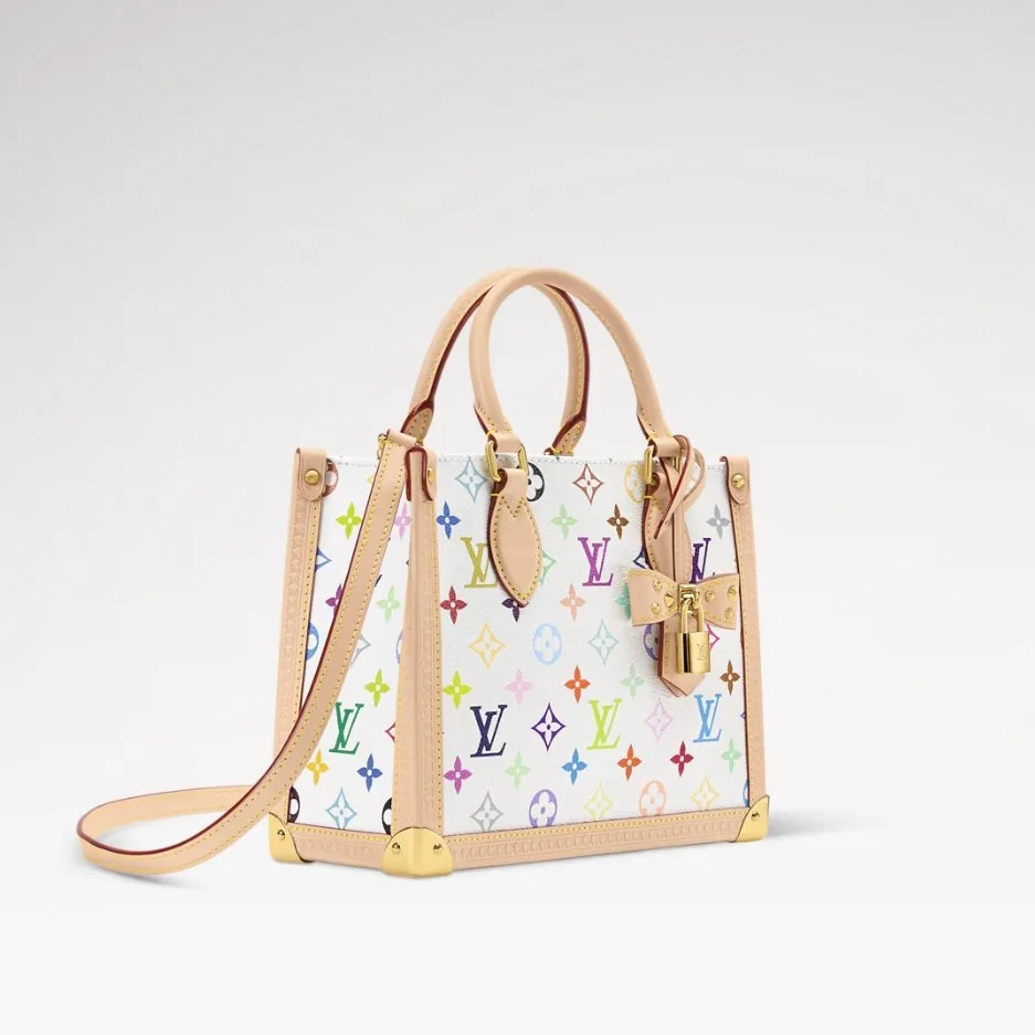Alternative view of Louis Vuitton LV x TM Onthego PM Tote Bag / Multicolored Gold Hardware