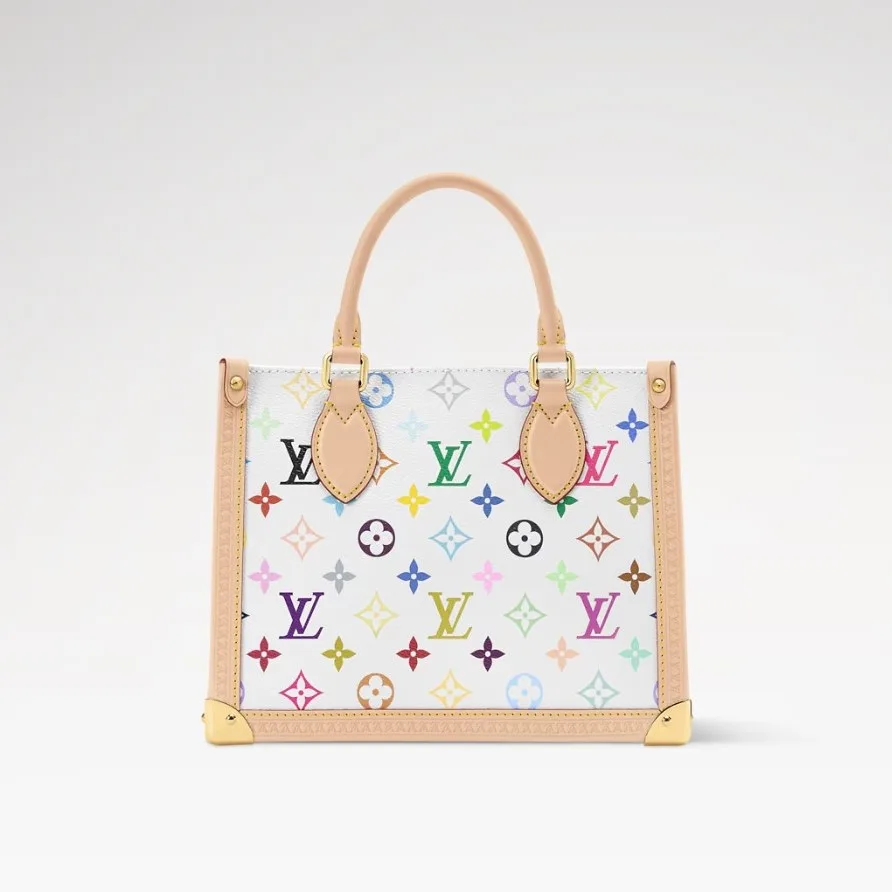 Louis Vuitton LV x TM Onthego PM Tote Bag / Multicolored Gold Hardware - Image 4