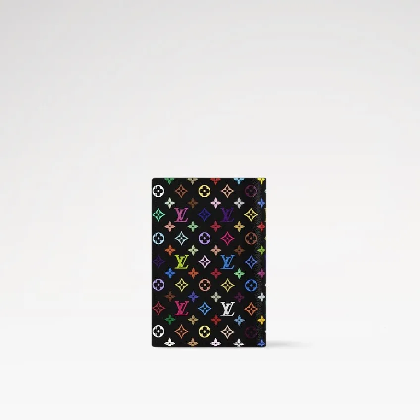 Louis Vuitton LV x TM Passport Cover Multicolore Noir / - Image 4