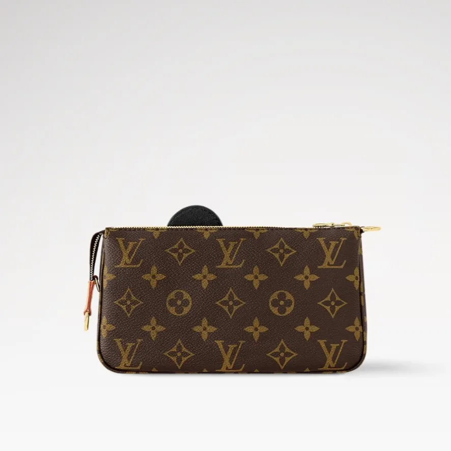 Louis Vuitton LV x TM Pochette Accessoires Shoulder Bag / Brown Monogram Canvas Gold Hardware - Image 5