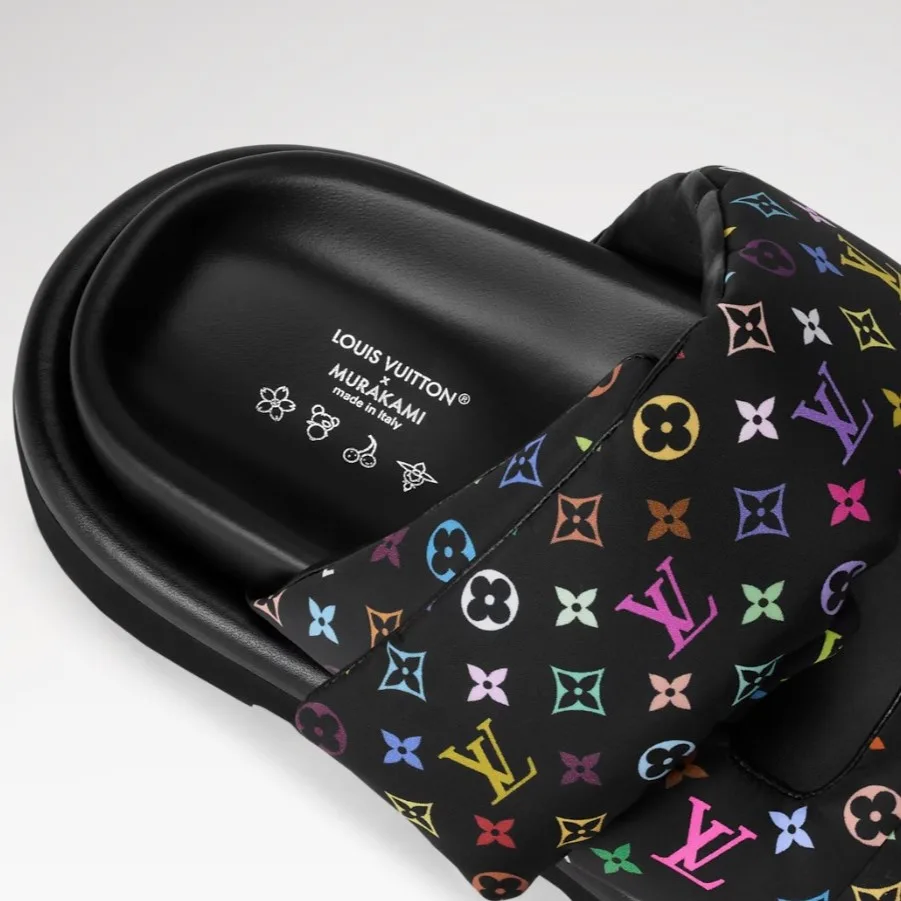 Louis Vuitton LV x TM Pool Pillow Comfort Mules Black 1AJLGU - Image 5