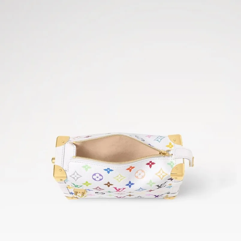 Louis Vuitton LV x TM Side Trunk MM Crossbody Bag / Multicolored Gold Hardware - Image 3