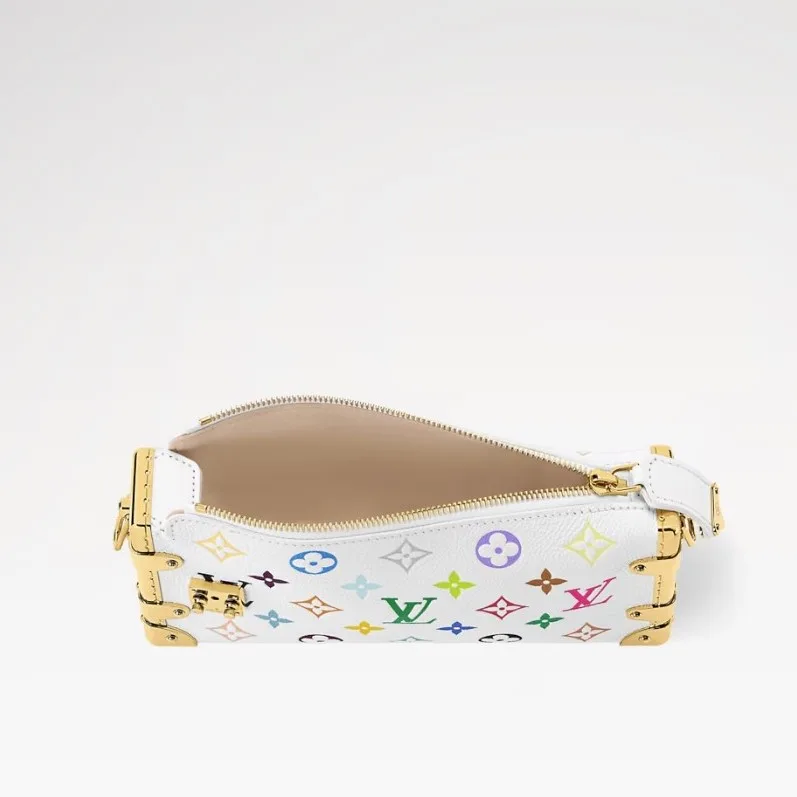Louis Vuitton LV x TM Slim Trunk Crossbody Bag / Multicolored Gold Hardware - Image 5