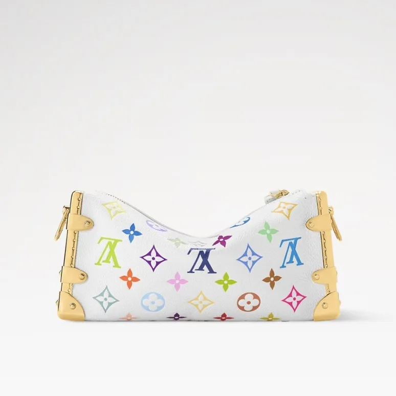 Louis Vuitton LV x TM Slim Trunk Crossbody Bag / Multicolored Gold Hardware - Image 6