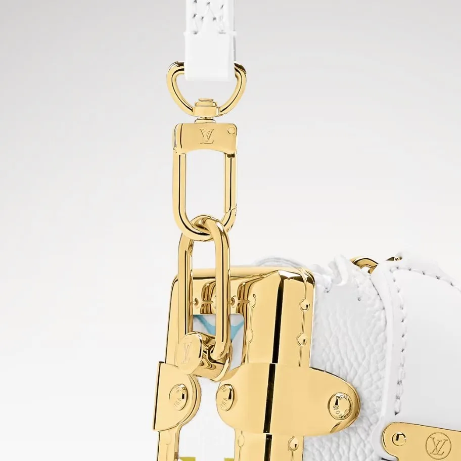 Louis Vuitton LV x TM Slim Trunk Crossbody Bag / Multicolored Gold Hardware - Image 7