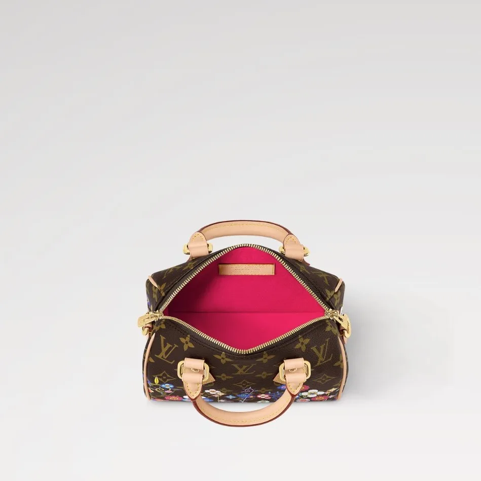 Louis Vuitton LV x TM Speedy Bandouliere 20 Top Handle Bag / Monogram Canvas Gold Hardware - Image 7
