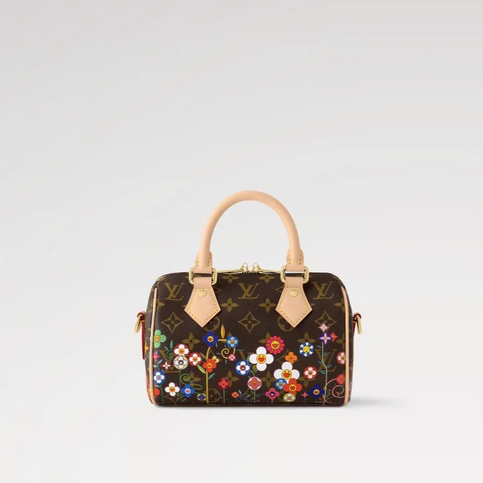 Louis Vuitton LV x TM Speedy Bandouliere 20 Top Handle Bag / Monogram Canvas Gold Hardware - Image 5