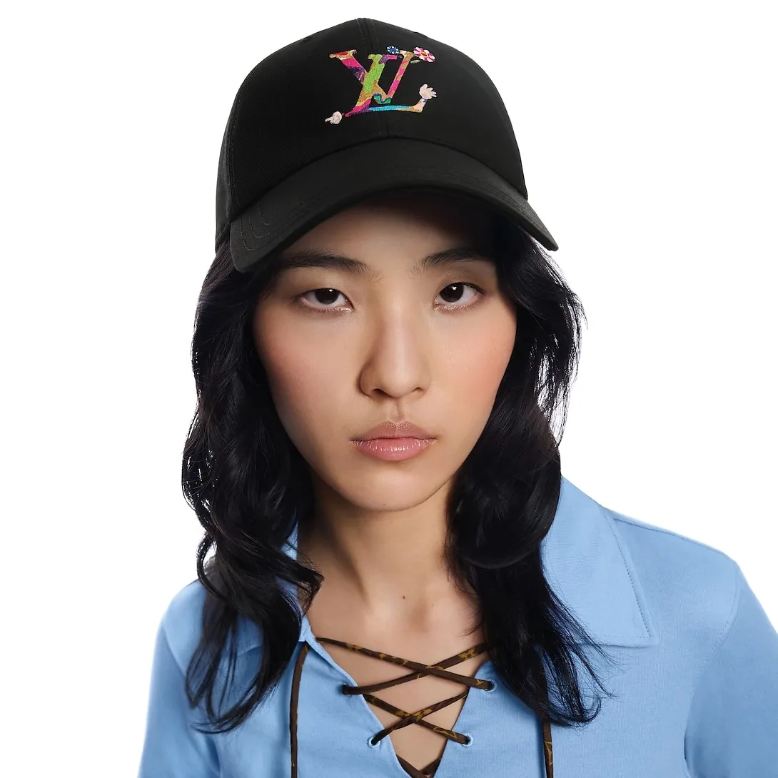 Alternative view of Louis Vuitton LV x TM Superflat Cap Black