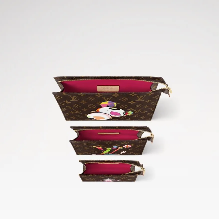 Louis Vuitton LV x TM Trio Toiletry Pouch Monogram Canvas / - Image 3