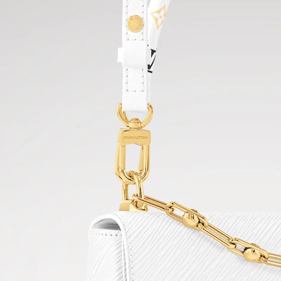 Louis Vuitton LV x TM Twist MM Slim Handbag White / - Image 6