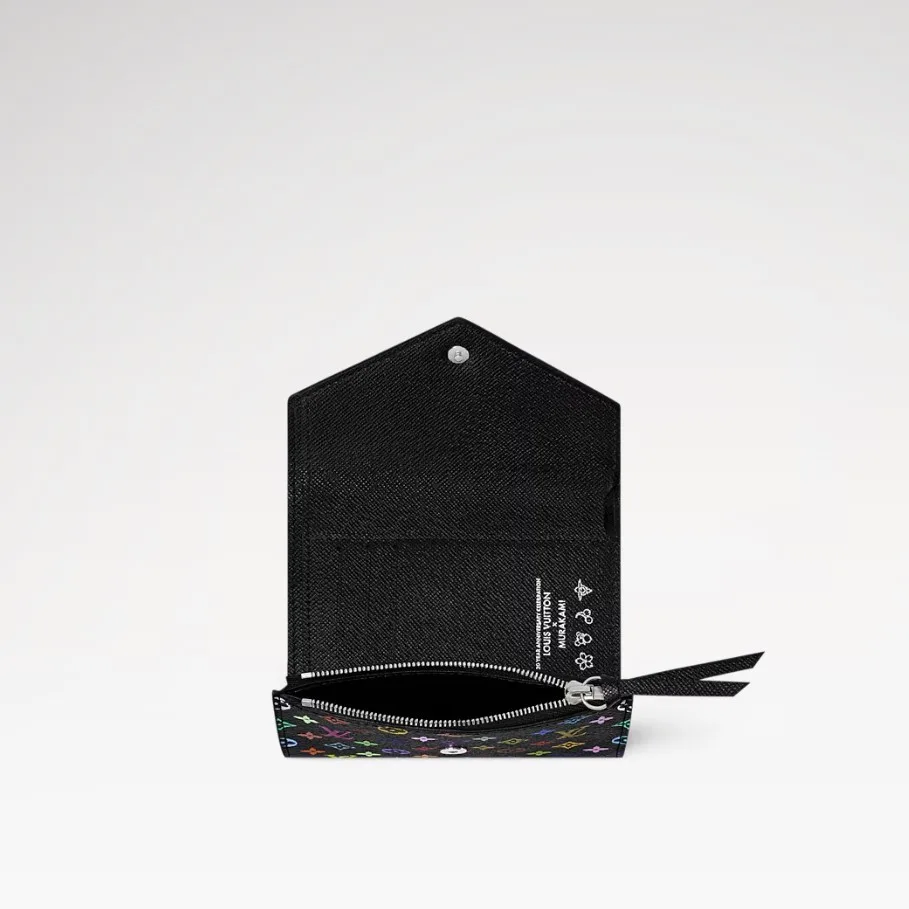 Louis Vuitton LV x TM Victorine Wallet Multicolore Noir / - Image 3