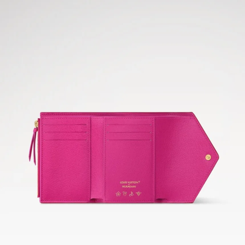 Louis Vuitton LV x TM Victorine Wallet / Multicolor Gold Hardware - Image 4
