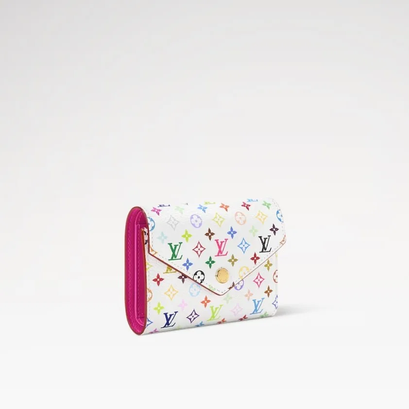 Louis Vuitton LV x TM Victorine Wallet / Multicolor Gold Hardware - Image 5