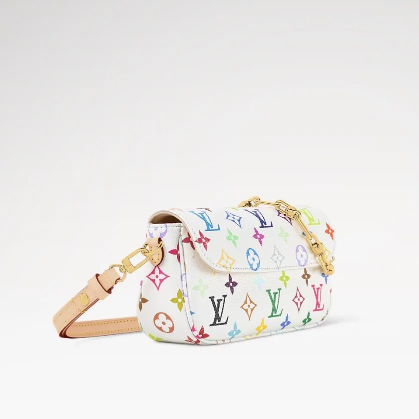 Louis Vuitton LV x TM Wallet On Chain Ivy Crossbody Bag / Multicolor Gold Hardware - Image 4