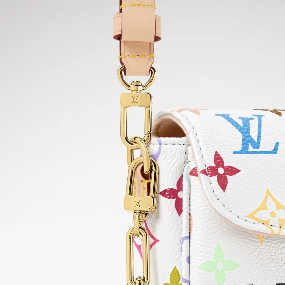 Louis Vuitton LV x TM Wallet On Chain Ivy Crossbody Bag / Multicolor Gold Hardware - Image 7