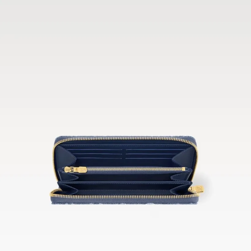 Louis Vuitton LV x TM Zippy Wallet Cherry Denim / - Image 3