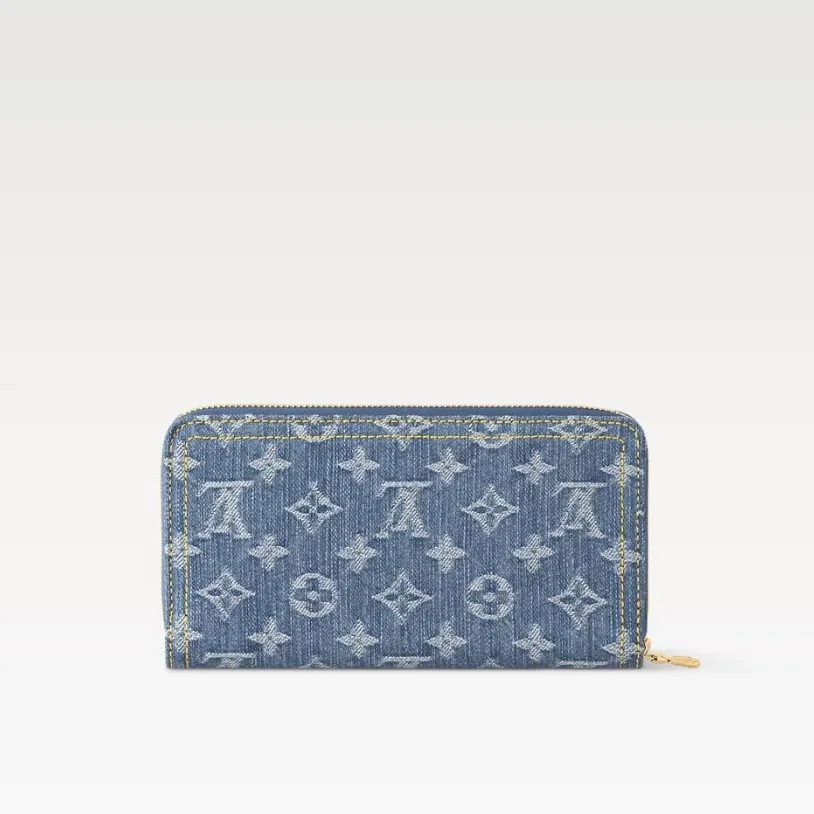 Louis Vuitton LV x TM Zippy Wallet Cherry Denim / - Image 4