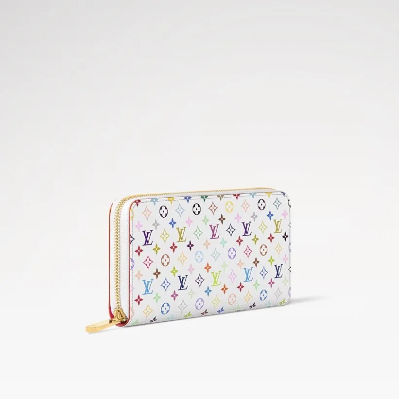 Alternative view of Louis Vuitton LV x TM Zippy Wallet / Multicolor Gold Hardware