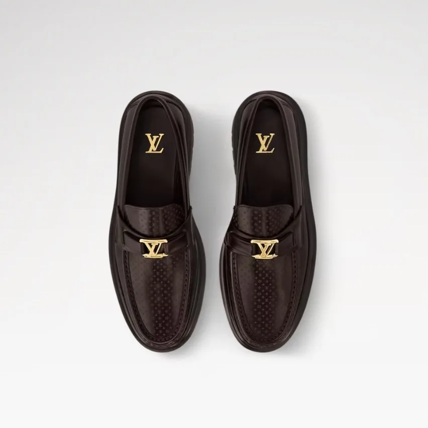 Alternative view of Louis Vuitton Major Loafer Brown 1AHRGQ