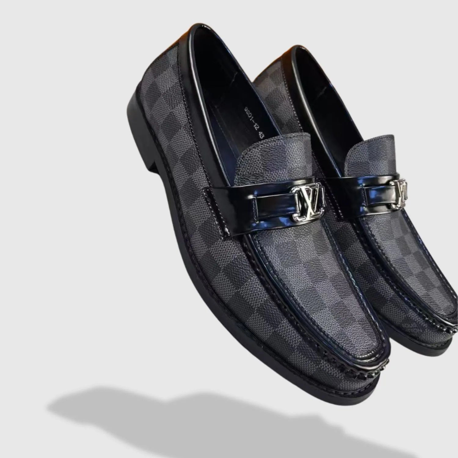 Alternative view of Louis Vuitton Monte Carlo Mocassin Damier Canvas Black