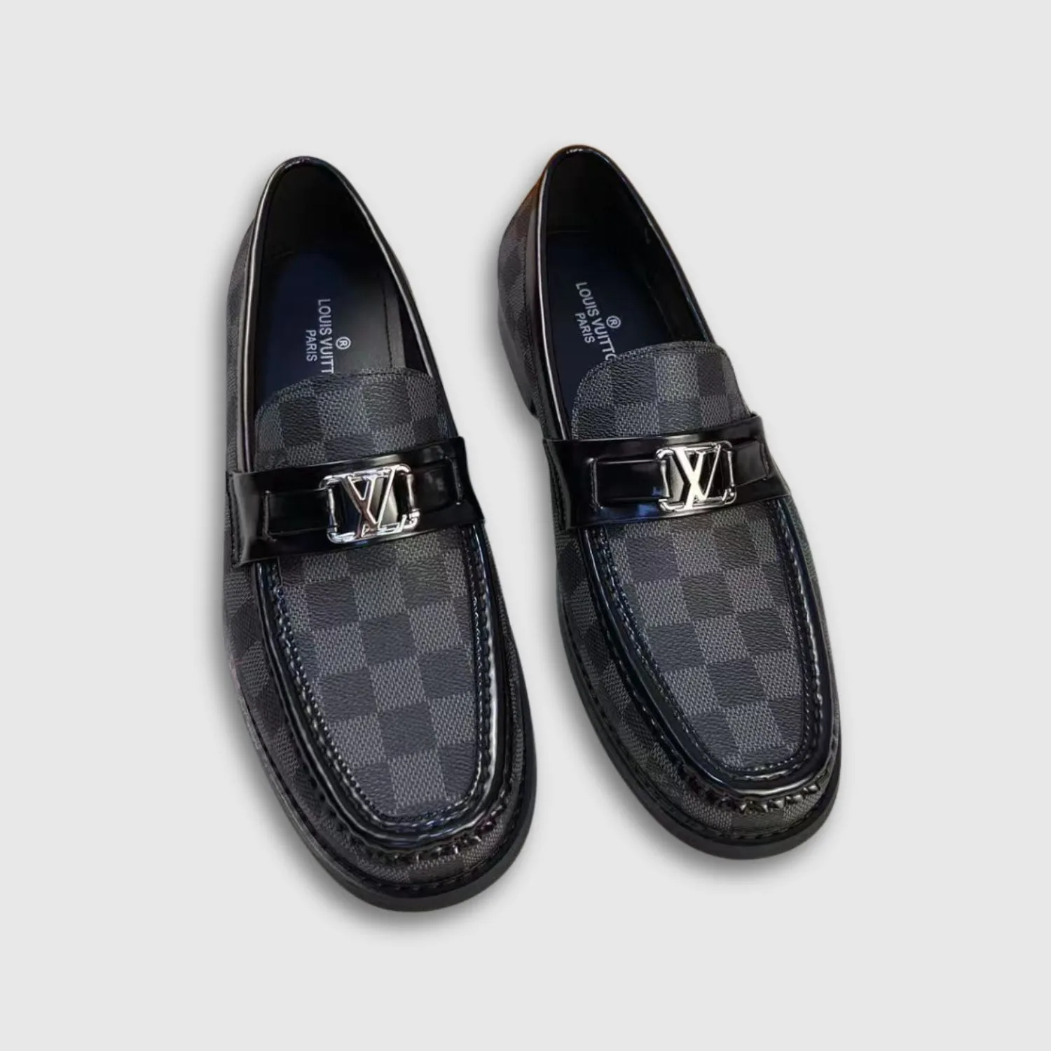 Louis Vuitton Monte Carlo Mocassin Damier Canvas Black - Image 4