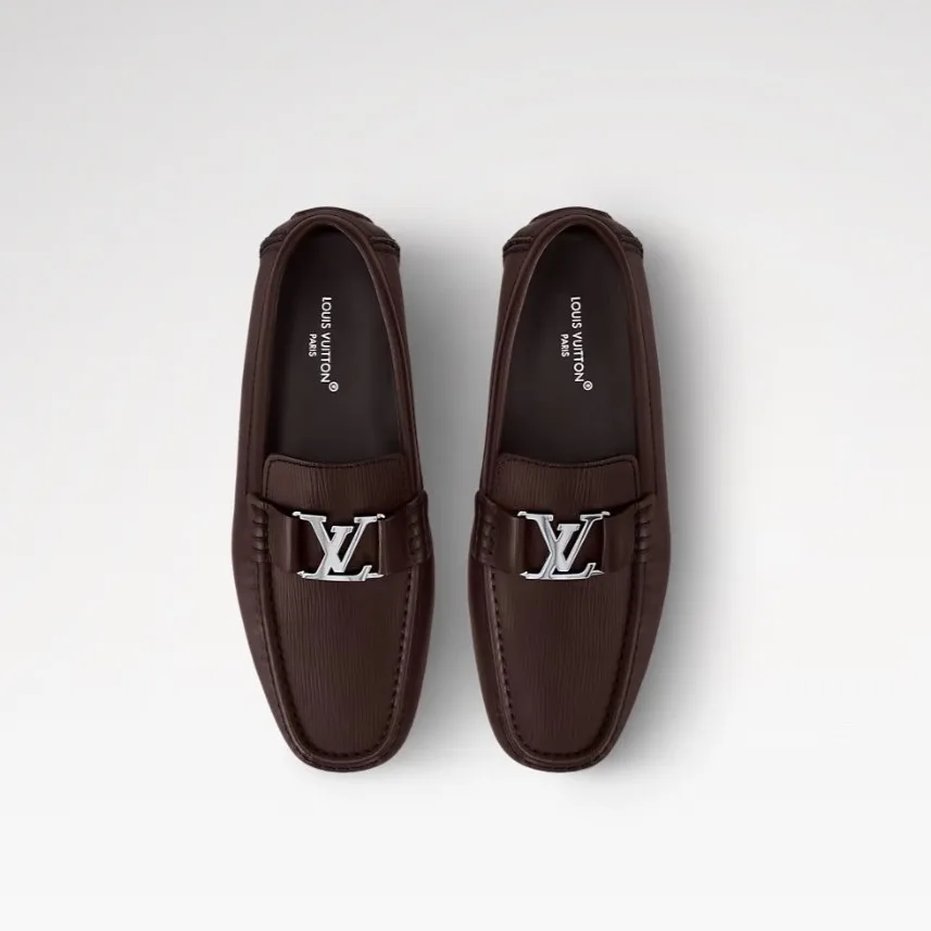Alternative view of Louis Vuitton Monte Carlo Moccasin Moka Brown 1ADEHC