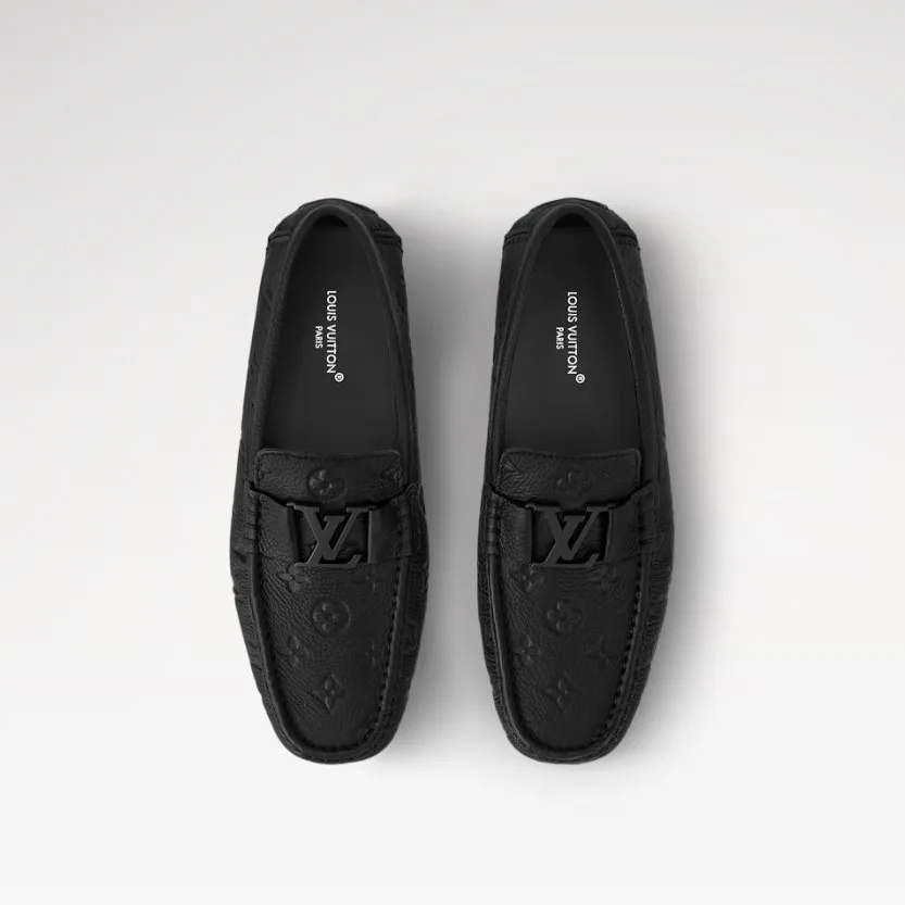 Alternative view of Louis Vuitton Monte Carlo Moccasin Black 1ADB0M