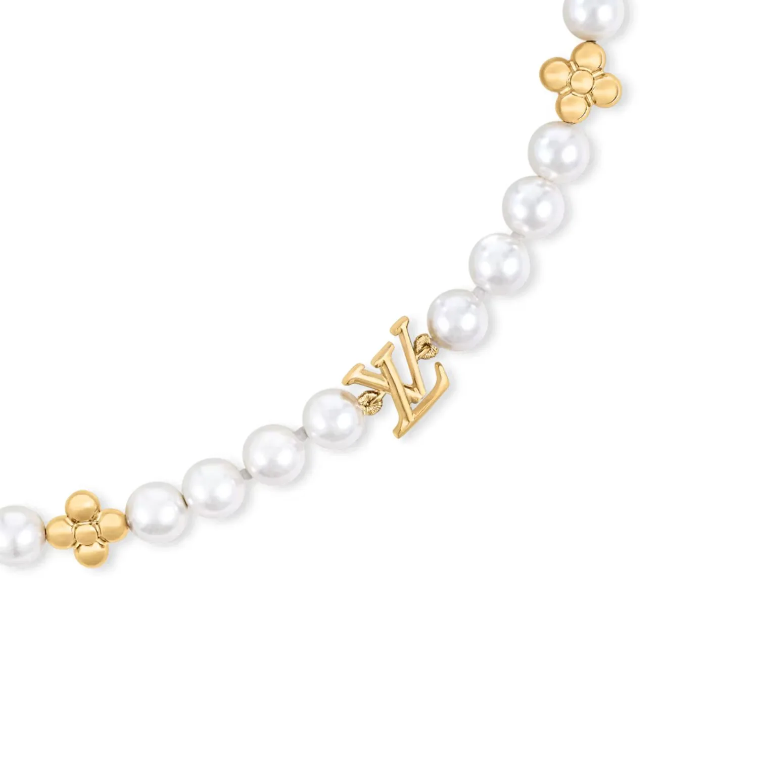 Alternative view of Louis Vuitton My Pearl Necklace Gold-Toned