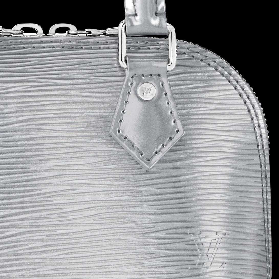 Louis Vuitton Nano Alma Top Handle Bag / Silver Silver Hardware - Image 4