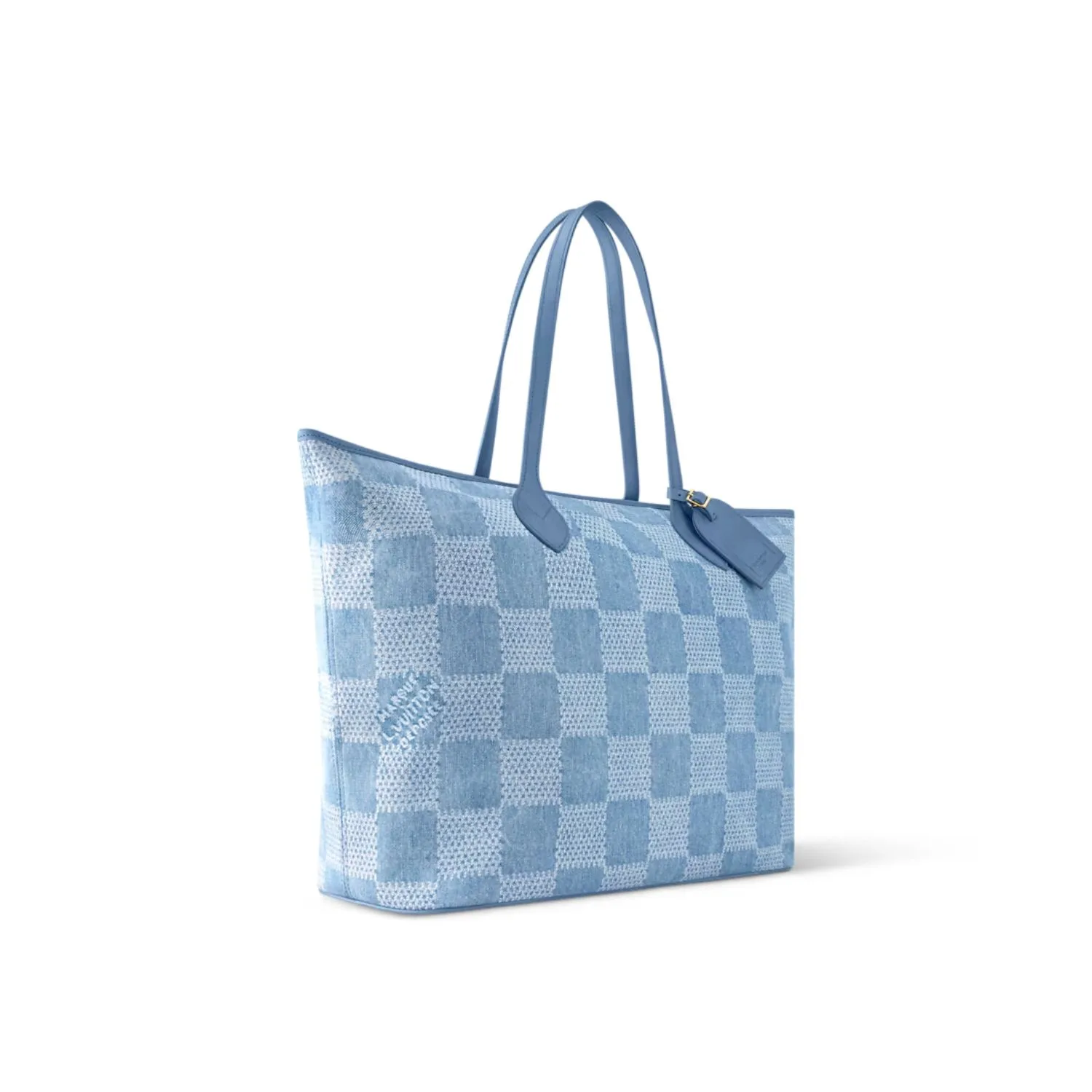 Louis Vuitton Nevereverfull Bag Denim Blue / - Image 4